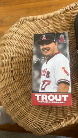 Mike Trout Throwback Bobblehead