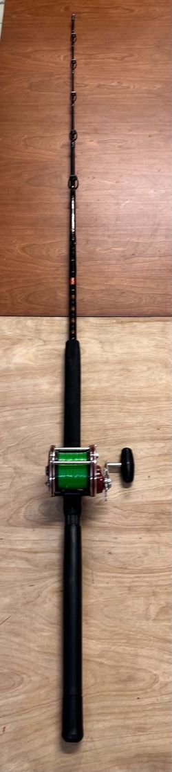 Penn Rampage, 113H 4/0 Saltwater Rod and Reel Combo,Yellowtail Tuna Dorado Rockfish, Excellent Condition