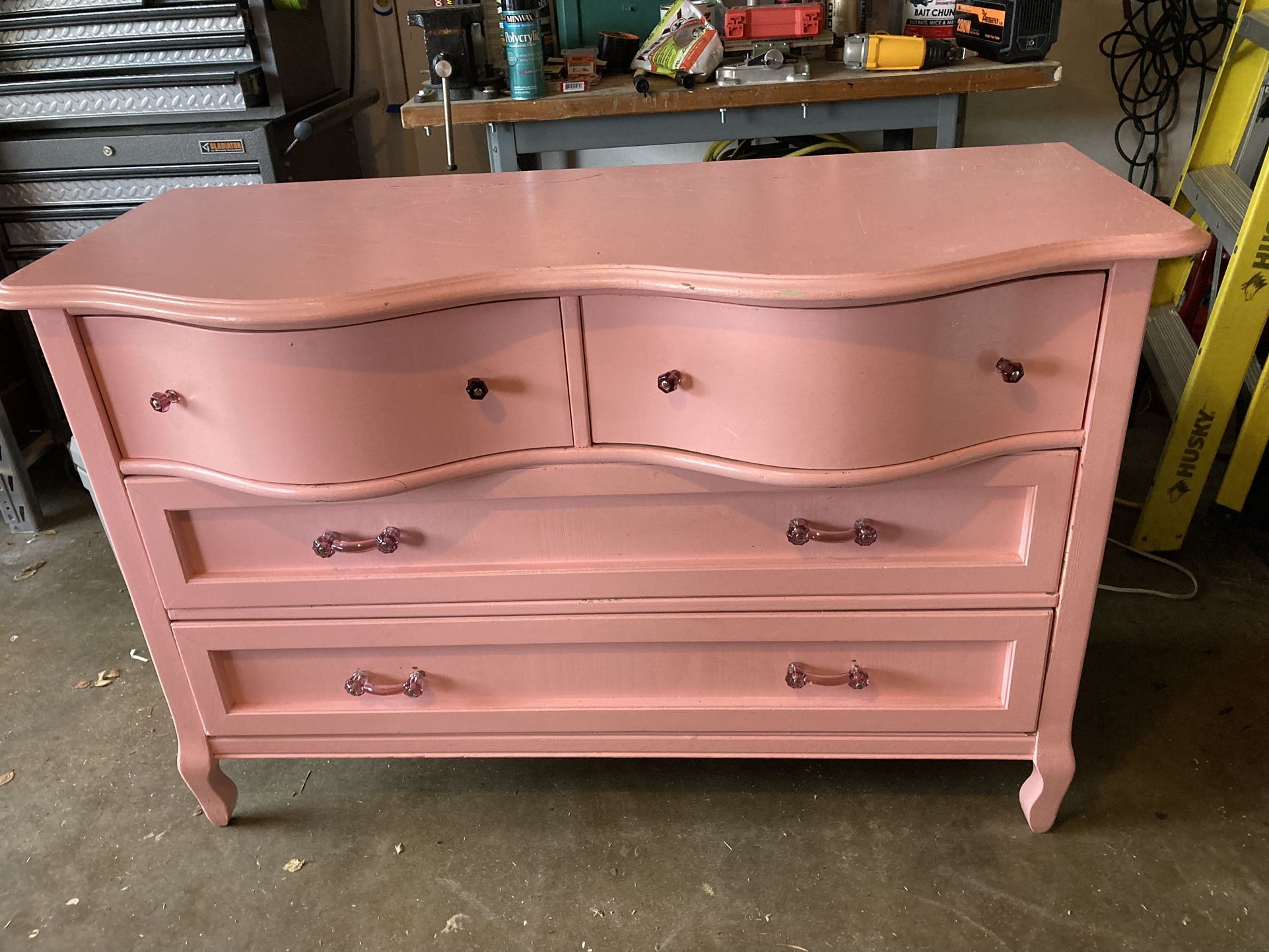 Princess Style Pink Dresser