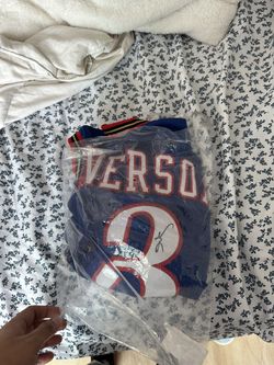 Iverson Jersey Signed 