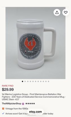 Commemorative USMC Mug