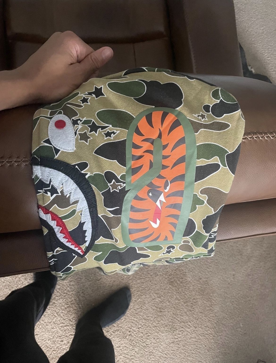 Bape bapesta collab hoodie