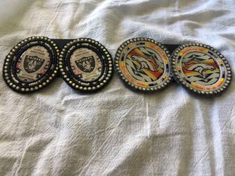 Large beaded earrings