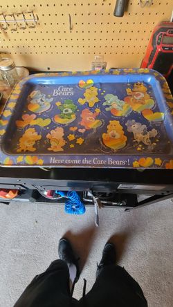 1983 vintage care bears TV tray