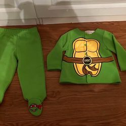 Baby Ninja Turtles Halloween costume 6-9months brand new