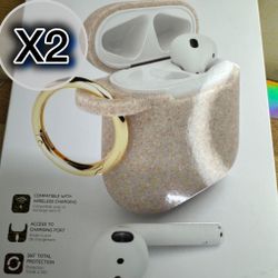 X2 Gold Silicone Case for Apple Airpods 1st & 2nd Gen