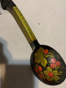 Russian Khokhloma spoon Decor