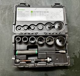 Greenlee Slug-Buster manual knockout punch set