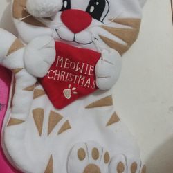 Adorable Kitten Christmas Stocking🐱❤