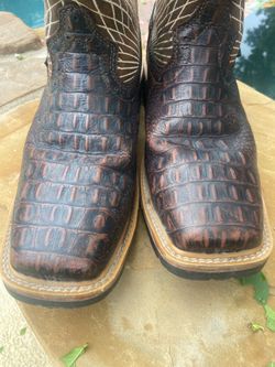 Justin Boots Croc Composit Size 8EE