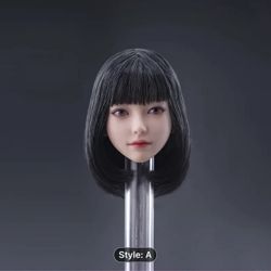 Asian Girl Head Sculpt 