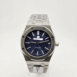 Luxury-Style Silver Prop Watch (Unbranded Display Piece)