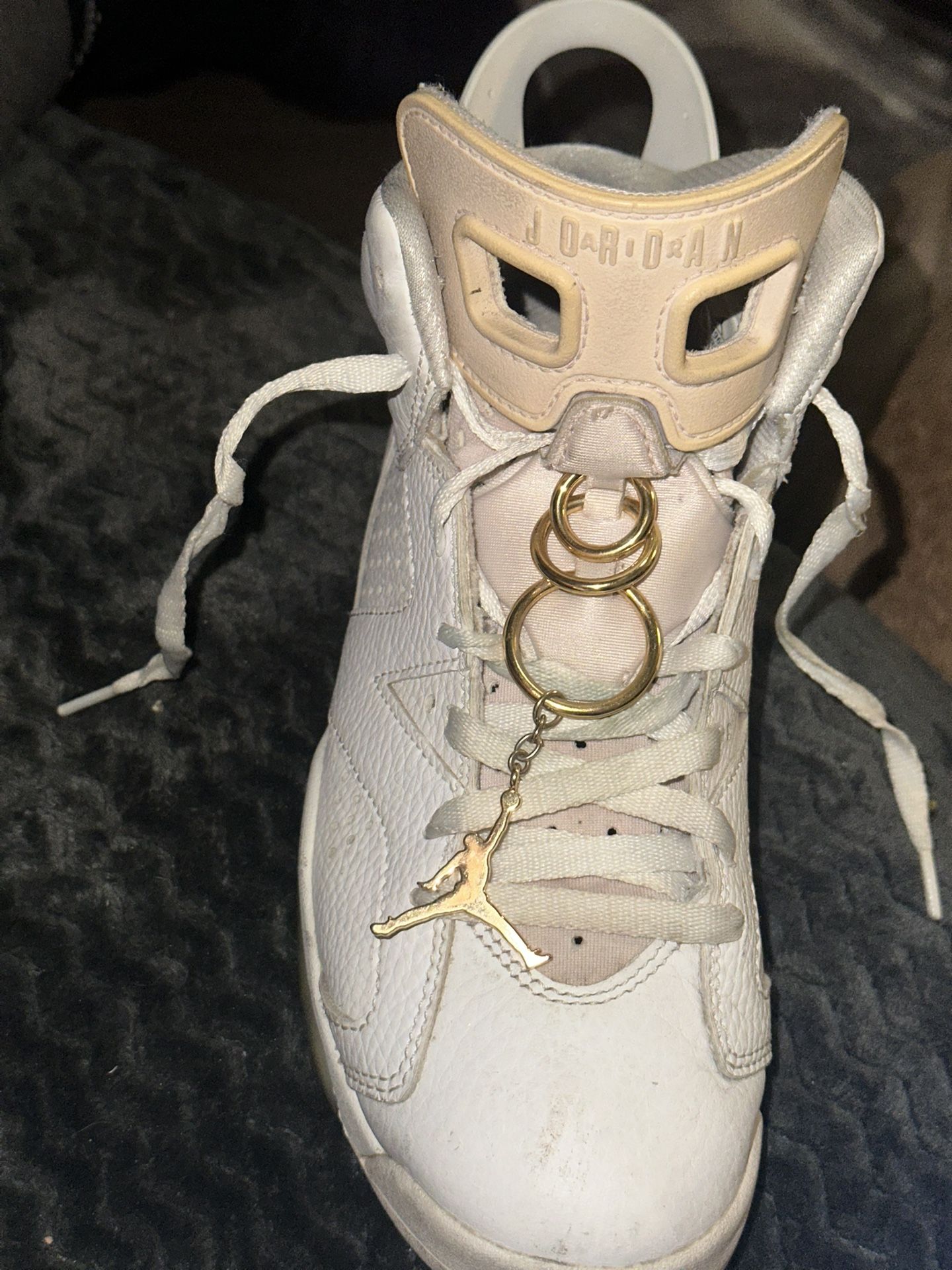 Jordan 6 Gold Rings