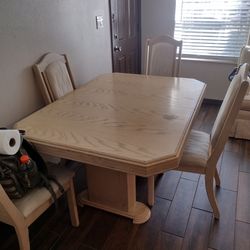 Dining room table and chairs