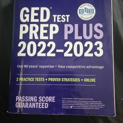 GED prep book 22-23