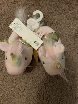 Unicorn Plush slippers
