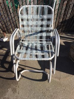 Vintage Aluminum rocking chair