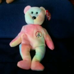 1996 Ty Beanie Baby Peace