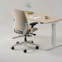 Steelcase Standing Desk With Storage Cabinets