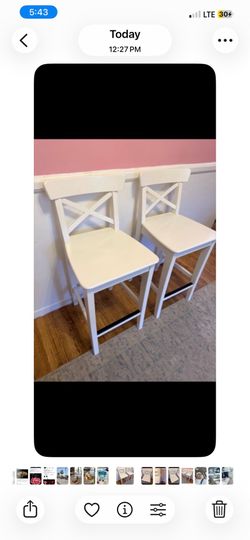 Set of 2,High chair /wood perfect condition