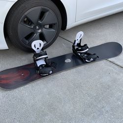 Burton Baron Snowboard 160 cm with Burton Custom Lrg size bindings