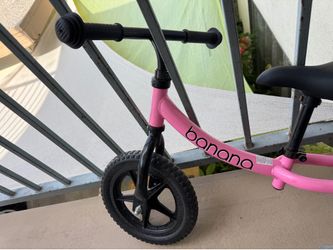 Banana bike balancing bike