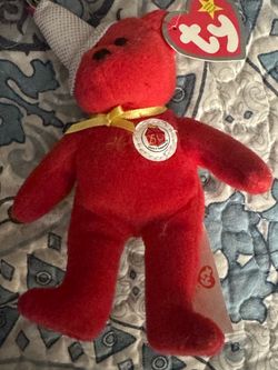Ty Beanie Baby Red Bear McDonald's 25th Anniversary