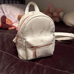 White Marble Purse 