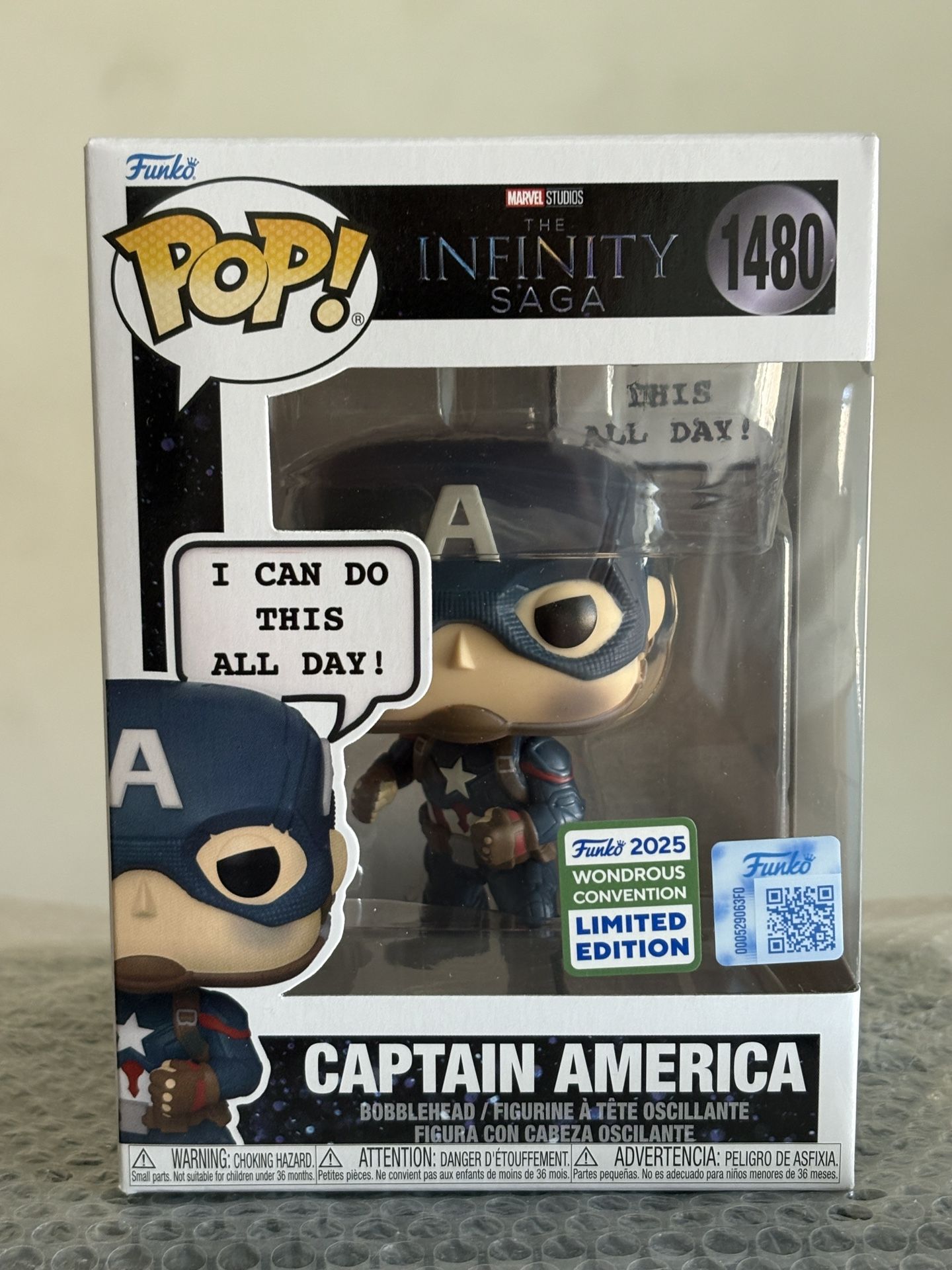Funko Pop: Marvel Captain America (Wondrous convention limited edition) 2025