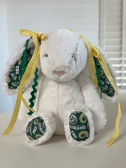 Graduation gift - Colorado State University Custom Jellycat Bashful bunny