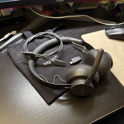 Logitech - Zone Wireless Bluetooth Noise-Cancelling Headset Certified for Microsoft Teams - Graphite 