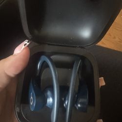 Navy Blue Beats Headphones 