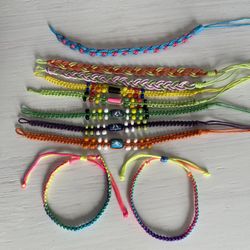 Friendship Bracelets Assorted Colors And Styles