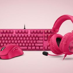 Logitech Magenta combo set, brand new.