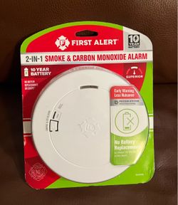 First Alert Smoke & Carbon Monoxide Alarm – 10-Year Battery