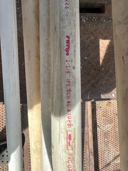 Landscape irrigation pvc pipe.