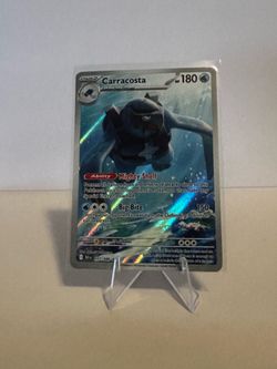 2025 Carracosta Pokemon Black Bolt 107/086 Illustration Rare