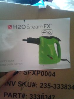 BRAND NEW H2O STEAMFX PRO