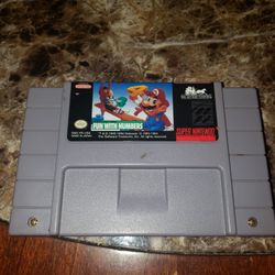 Mario's Early Years Fun With Numbers, Super Nintendo, SNES 