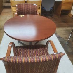 WOODEN TABLE WITH 2 CHAIRS (HOME3)
