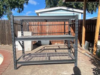 Heavy Duty 3-Shelf Industrial Storage Rack