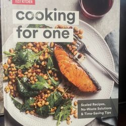 cooking for one Recipe Book 