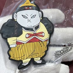 Ichiban Kuji Dragon Ball II Prize F Rubber Keychain Strap Android 19