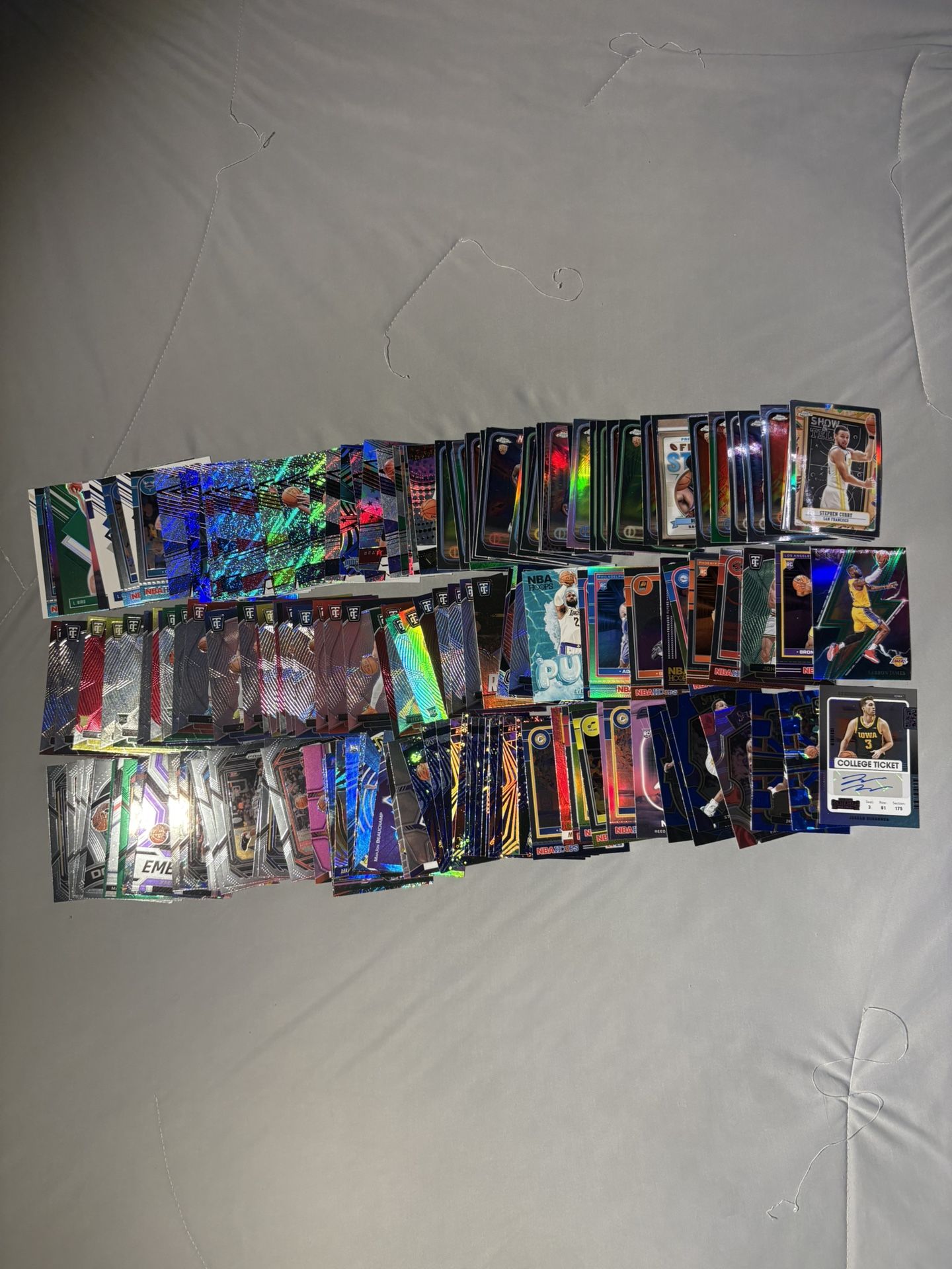 Entire Basketball Card Collection ALL REFLECTIVE CARDS