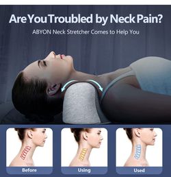 Upgrade Flexible Neck Stretcher for Neck Pain Relief, Neck and