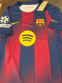 2026 Barcelona jersey, size small
