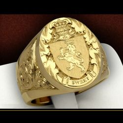 *NEW ARRIVAL* Royal European Style Lion Crown Badge Ring SZ 7/8/9/10/11/12/13 *See My Other 800 Items*