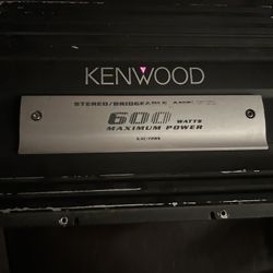 Kenwood KAC-728S Stereo/Bridgeable Amplifier 600 Watts Maximum Power
