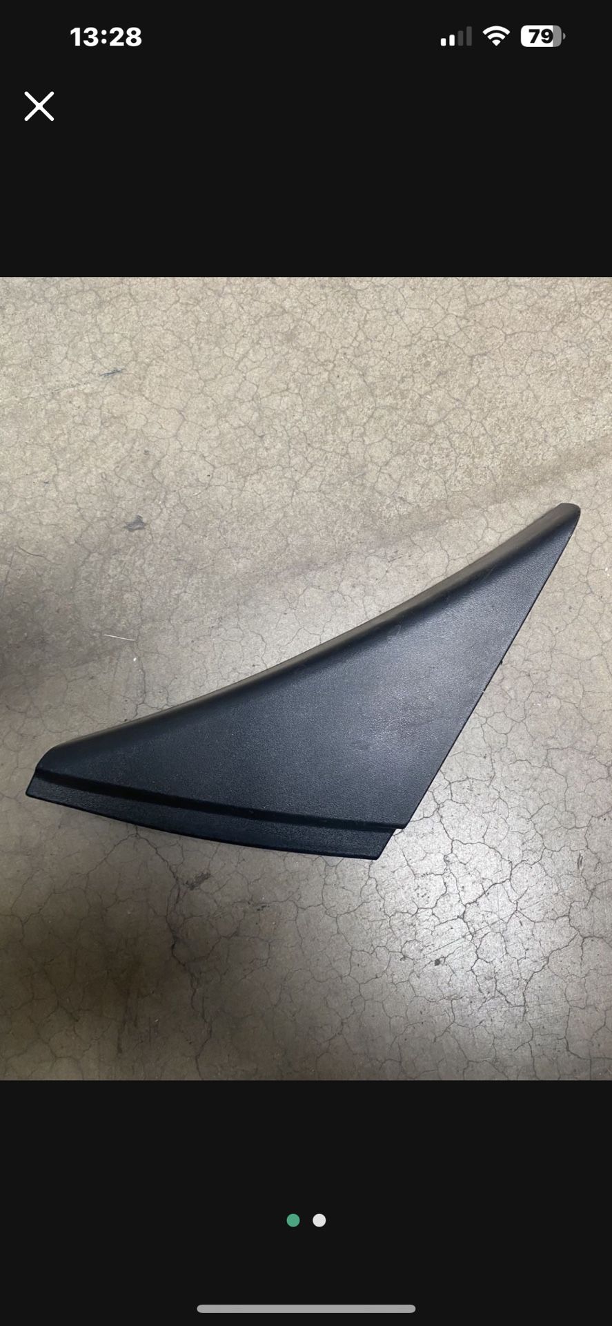2012-2019 Toyota Prius C Corner Trim Cover Left Driver LH Rear Door Frame OEM