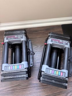 POWERBLOCK ELITE EXP WEIGHT SET DUMBBELLS